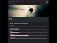 Tablet Screenshot of justindbieber100.webnode.com