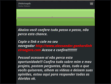 Tablet Screenshot of dinheirosgda.webnode.com.br