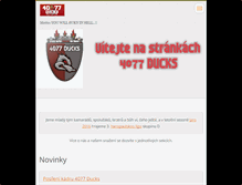 Tablet Screenshot of 4077ducks.webnode.cz