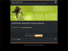 Tablet Screenshot of kitasvariantas.webnode.com
