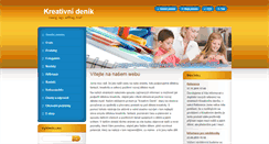 Desktop Screenshot of kreativnikalendar.webnode.cz