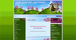 Desktop Screenshot of detskeboticky.webnode.cz