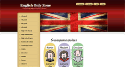 Desktop Screenshot of englishonlyzone.webnode.com.br
