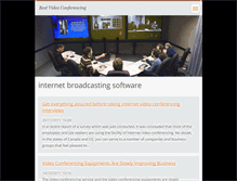 Tablet Screenshot of bestvideoconferencing.webnode.com