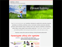 Tablet Screenshot of bylinky-a-zdravi.webnode.cz