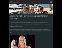 Tablet Screenshot of lapinova-triathlon.webnode.sk