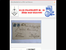 Tablet Screenshot of filateliezdar.webnode.cz