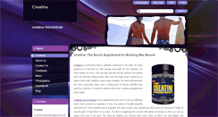 Desktop Screenshot of creatinamonohidrata.webnode.com