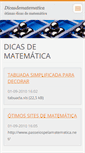 Mobile Screenshot of dicasdematematica.webnode.com.br