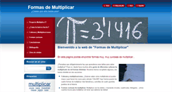 Desktop Screenshot of formasdemultiplicar.webnode.es