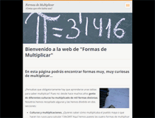 Tablet Screenshot of formasdemultiplicar.webnode.es