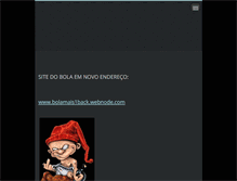 Tablet Screenshot of bolamaisumback.webnode.com.br