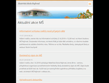 Tablet Screenshot of msrajhrad.webnode.cz