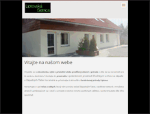 Tablet Screenshot of liptovskasielnica-liptov.webnode.sk