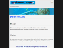 Tablet Screenshot of jabonitoarte.webnode.com.ve