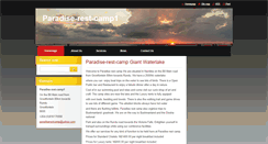 Desktop Screenshot of paradise-rest-camp1.webnode.com