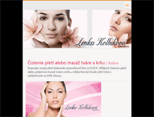 Tablet Screenshot of kolbikova-cosmetic.webnode.sk