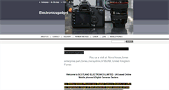 Desktop Screenshot of electronicsgadget.webnode.com