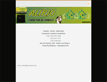 Tablet Screenshot of alirioimoveis.webnode.com