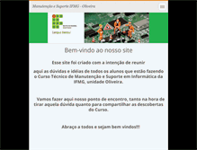 Tablet Screenshot of manutencaoesuporte-ifmg.webnode.com.br