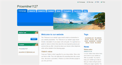 Desktop Screenshot of pricemilne1127.webnode.com