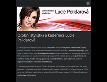 Tablet Screenshot of luciepolidarova.webnode.cz