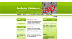 Desktop Screenshot of landscapeofresistance.webnode.com