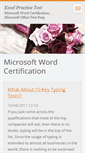 Mobile Screenshot of excelpracticetest.webnode.com