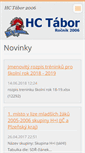 Mobile Screenshot of hctabor2006.webnode.cz