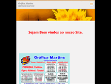 Tablet Screenshot of graficamartins.webnode.com.br