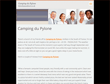 Tablet Screenshot of campingdupylone.webnode.com