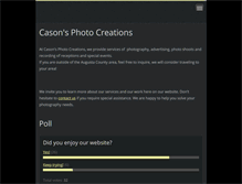 Tablet Screenshot of casonsphotocreations.webnode.com