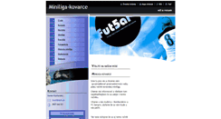 Desktop Screenshot of miniliga-kovarce.webnode.sk