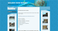 Desktop Screenshot of goldenviewresort.webnode.com