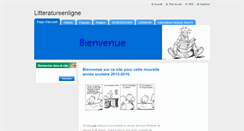 Desktop Screenshot of litteratureenligne.webnode.fr