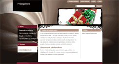 Desktop Screenshot of predajonline.webnode.sk