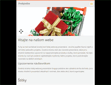 Tablet Screenshot of predajonline.webnode.sk