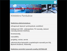 Tablet Screenshot of kvelektro.webnode.cz