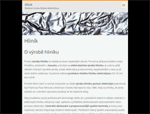 Tablet Screenshot of hlinik.webnode.cz