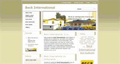 Desktop Screenshot of beck-international.webnode.cz