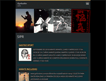 Tablet Screenshot of kyokushin-sipr.webnode.es