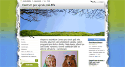 Desktop Screenshot of centrumalfa.webnode.cz
