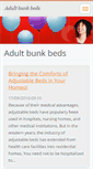 Mobile Screenshot of adultbunkbeds.webnode.com