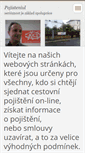 Mobile Screenshot of pojisteniul.webnode.cz