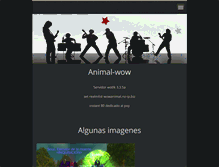 Tablet Screenshot of animal-wow.webnode.es