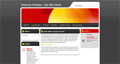 Desktop Screenshot of mulheresperdidas.webnode.com