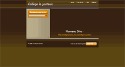 Desktop Screenshot of college-le-jouteux-ddec37.webnode.fr