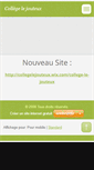 Mobile Screenshot of college-le-jouteux-ddec37.webnode.fr