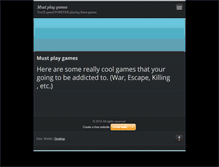 Tablet Screenshot of mustplaygames.webnode.com