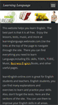 Mobile Screenshot of learninglanguage.webnode.com